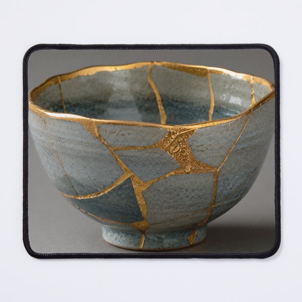 Item preview, Kintsugi Ceramic Bowl - Traditional Japanese Art designed and sold by Purrfecta.