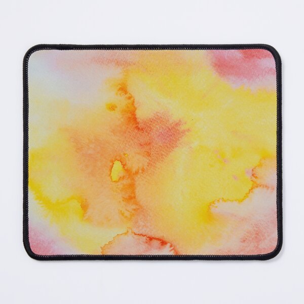 Item preview, Abstract Pink Orange Yellow Fluid Art designed and sold by BuckaBaby.