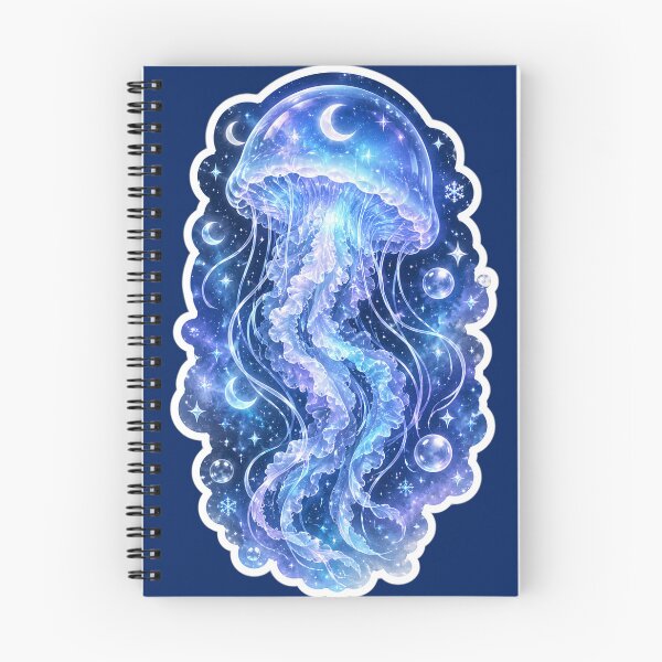 Item preview, Cool Blue Cosmic Jellyfish designed and sold by Tharaazu.