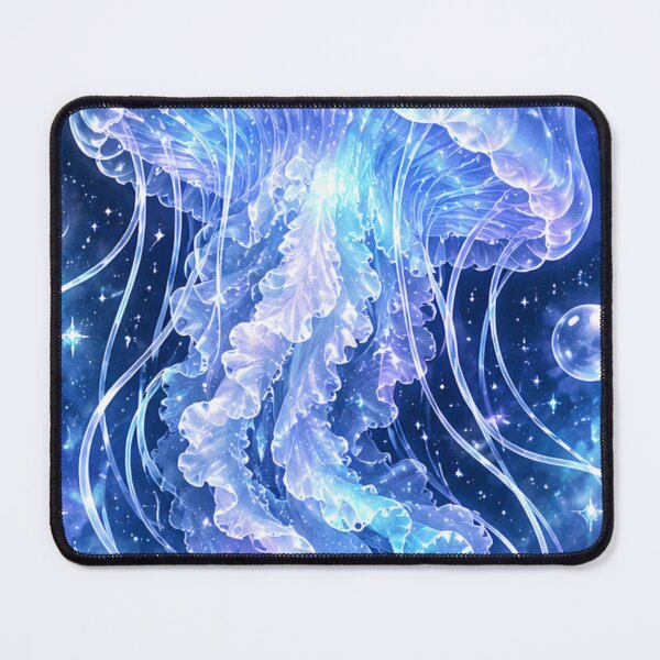 Item preview, Cool Blue Cosmic Jellyfish designed and sold by Tharaazu.