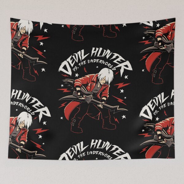 Item preview, Devil Hunter Music Guitar designed and sold by Studio Mootant.