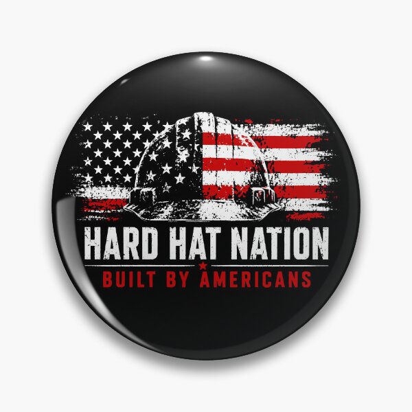 Item preview, Hard Hat Nation Built By Americans designed and sold by kennedy-brook.