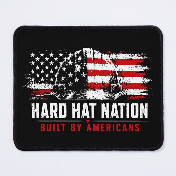 Item preview, Hard Hat Nation Built By Americans designed and sold by kennedy-brook.