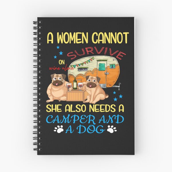 Item preview, A Woman Cannot Survive On Wine Alone She Needs Camper And A Dog designed and sold by Kaysmith233.