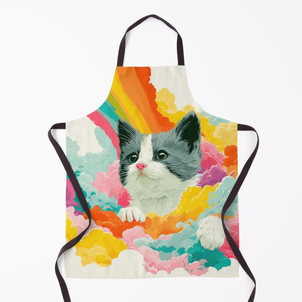 Item preview, Rainbow Cloud Kitty designed and sold by bubblyrainbow.
