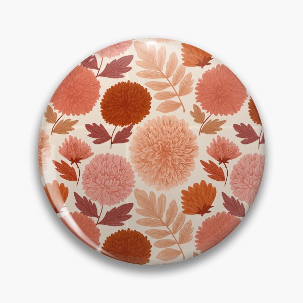 Item preview, Ornamental Chrysanthemum Floral - Flower Garden Pattern - Birthday Gift For Wife designed and sold by RoyalStarsPatts.