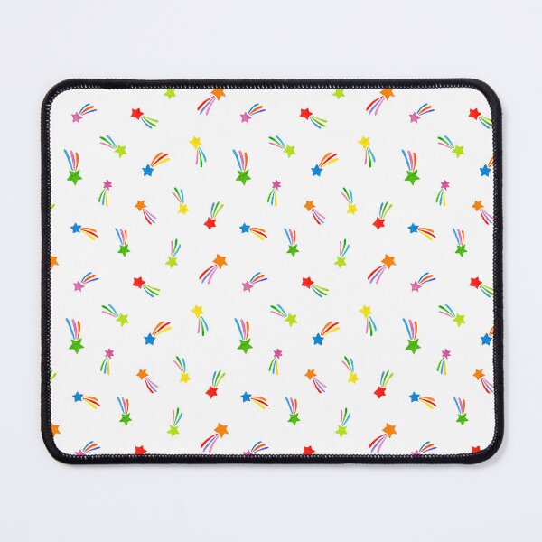 Item preview, Colorful Rainbow Shooting Star Trail - on white designed and sold by Moritza Jarman Design.