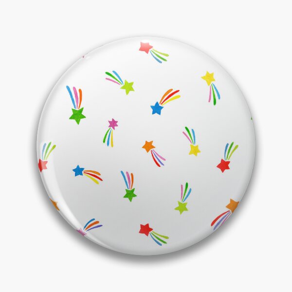 Item preview, Colorful Rainbow Shooting Star Trail - on white designed and sold by Moritza Jarman Design.