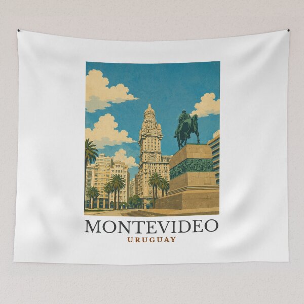 Aperçu de l'œuvre Montevideo - Uruguay créée et vendue par GoodOldVintage.