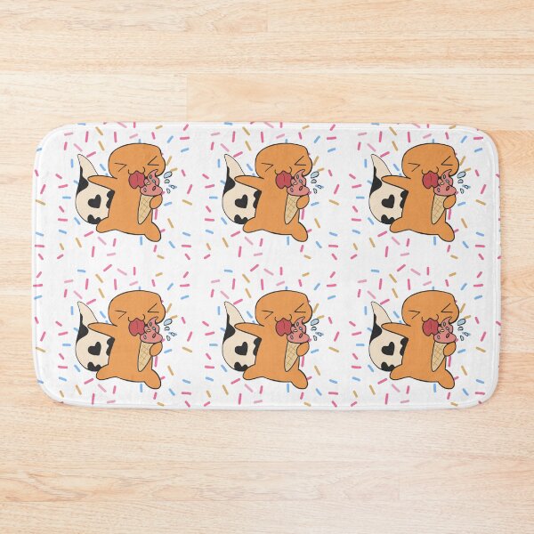 Item preview, Tangy the Leopard Gecko Eats Ice Cream Cone Sprinkle Pattern designed and sold by Tangy Doodles.