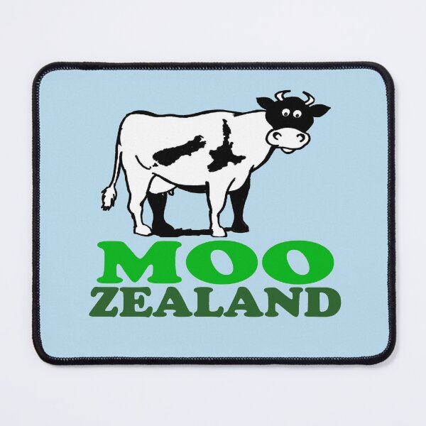 Item preview, Moo Zealand Funny Cartoon Cow Art designed and sold by Al Benge.