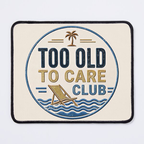 Item preview, Too Old to Care Club My Give A Damn is Broken Life Too designed and sold by gear-posters.