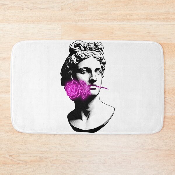 Item preview, Neon Rose Classical Bust - Vaporwave Greek Statue Aesthetic designed and sold by BMAMED2001.