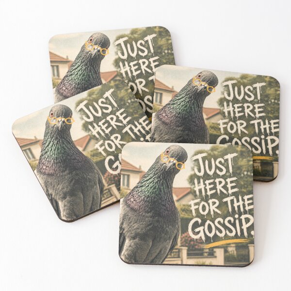 Item preview, Funny Gossip Pigeon Sticker designed and sold by KØTA Studio.