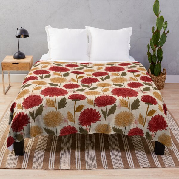 Item preview, Fragrant Chrysanthemum Flower - Flower Garden Pattern - Birthday Gifts For Girlfriend designed and sold by RoyalStarsPatts.