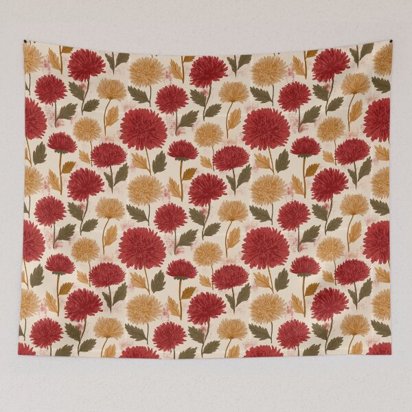Item preview, Fragrant Chrysanthemum Flower  - Flower Garden Pattern - Birthday Gifts For Girlfriend designed and sold by RoyalStarsPatts.