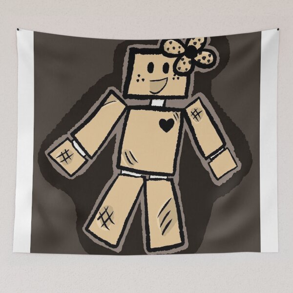 Item preview, Cute Cardboard Box Robot Girl Sticker Art designed and sold by Sweet-Weirdo.