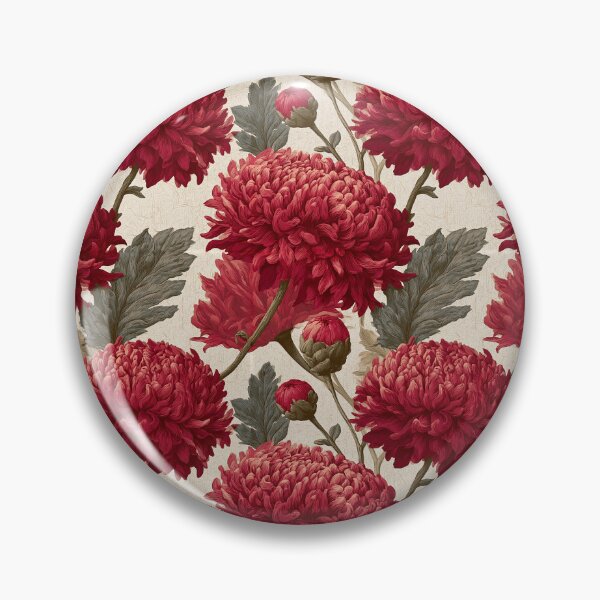 Item preview, Minimalistic Chrysanthemum Texture  - Birthday Flower Pattern - Birthday Gifts For Her designed and sold by RoyalStarsPatts.