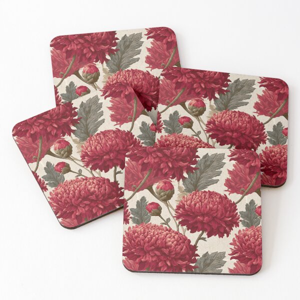 Item preview, Minimalistic Chrysanthemum Texture  - Birthday Flower Pattern - Birthday Gifts For Her designed and sold by RoyalStarsPatts.