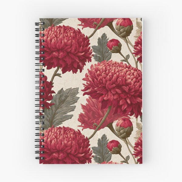 Item preview, Minimalistic Chrysanthemum Texture  - Birthday Flower Pattern - Birthday Gifts For Her designed and sold by RoyalStarsPatts.