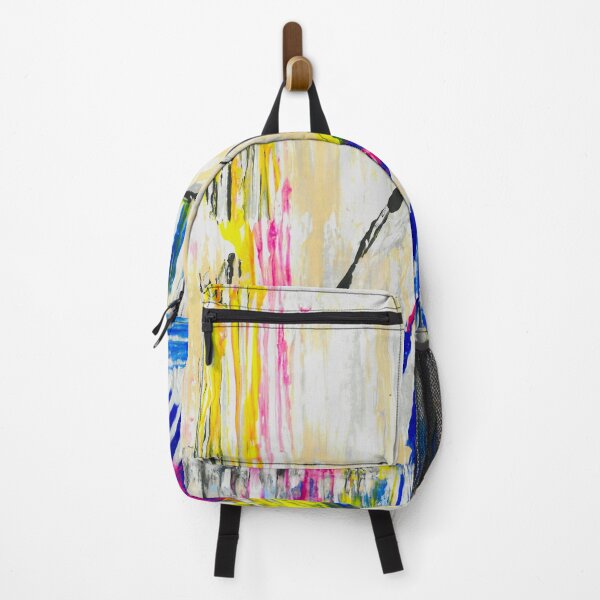 Item preview, Abstract Colorful Blue Yellow Pink Modern Painting designed and sold by BuckaBaby.