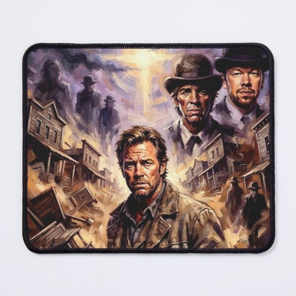Item preview, Purgatory Retro Western Fantasy Drama Outlaw Tribute Art Movie Poster designed and sold by Art's Diner.