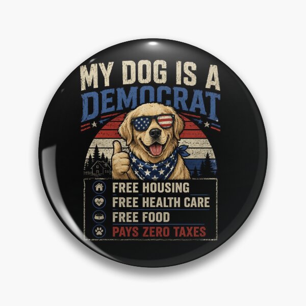 Item preview, My Dog is a Democrat designed and sold by Zbixu.
