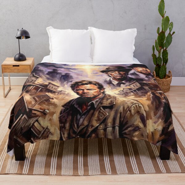 Item preview, Purgatory Retro Western Fantasy Drama Outlaw Tribute Art Movie Poster designed and sold by Art's Diner.