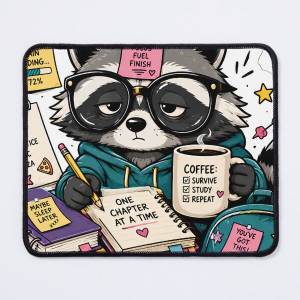 Item preview, Chaos Raccoon Study Club designed and sold by Tharaazu.