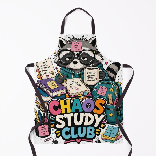 Item preview, Chaos Raccoon Study Club designed and sold by Tharaazu.