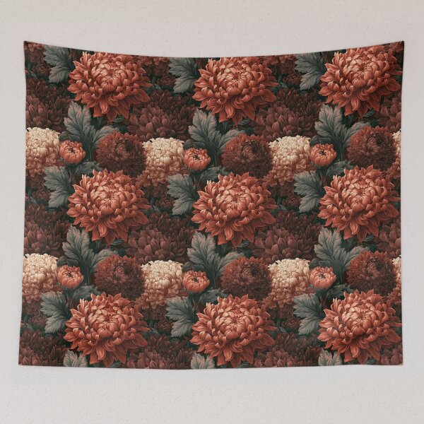 Item preview, Exotic Chrysanthemum Texture  - Birthday Flower Pattern  - Anniversary Gifts For Her designed and sold by RoyalStarsPatts.