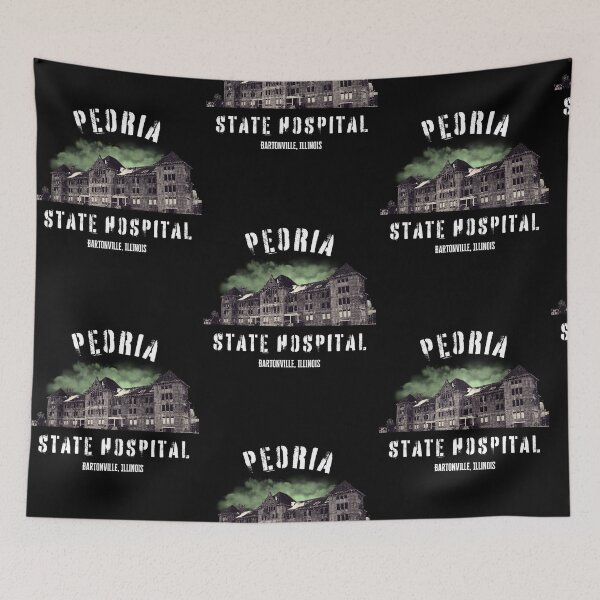 Item preview, Peoria State Hospital (Bartonville, Illinois) Bowen Building Hero Graphic designed and sold by GhostlyWorld.