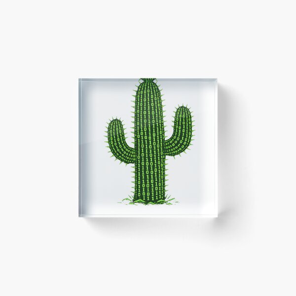 Item preview, Binary Desert Cactus designed and sold by Kicor.