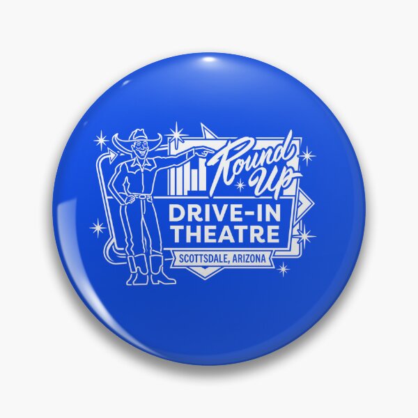 Item preview, The Round-Up Drive-In Movie Theatre - Vintage Scottsdale Arizona designed and sold by Amerizona Designs.