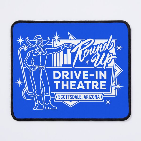 Item preview, The Round-Up Drive-In Movie Theatre - Vintage Scottsdale Arizona designed and sold by Amerizona Designs.