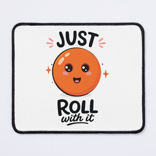 Item preview, Just Roll With It – Cute Bowling Ball Pun Design designed and sold by Apotheosis by Irie Meraki.