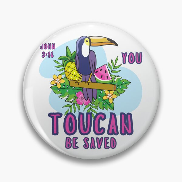 Item preview, You Toucan Be Saved John 316 Jesus Tropical Fruit Bird Funny Christian designed and sold by Forevermore.