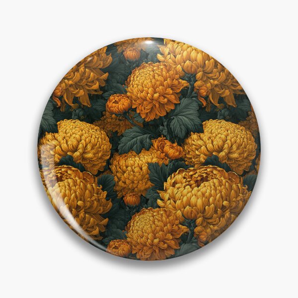 Item preview, Charming Chrysanthemum Texture  - Birthday Flower Pattern  - Anniversary Gifts For Him designed and sold by RoyalStarsPatts.