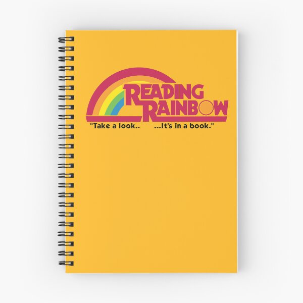 Item preview, Reading Rainbow Logo Take a look iconic slogan  designed and sold by Hair-brained  Haberdasher.