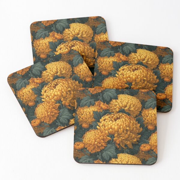 Item preview, Charming Chrysanthemum Texture  - Birthday Flower Pattern  - Anniversary Gifts For Him designed and sold by RoyalStarsPatts.