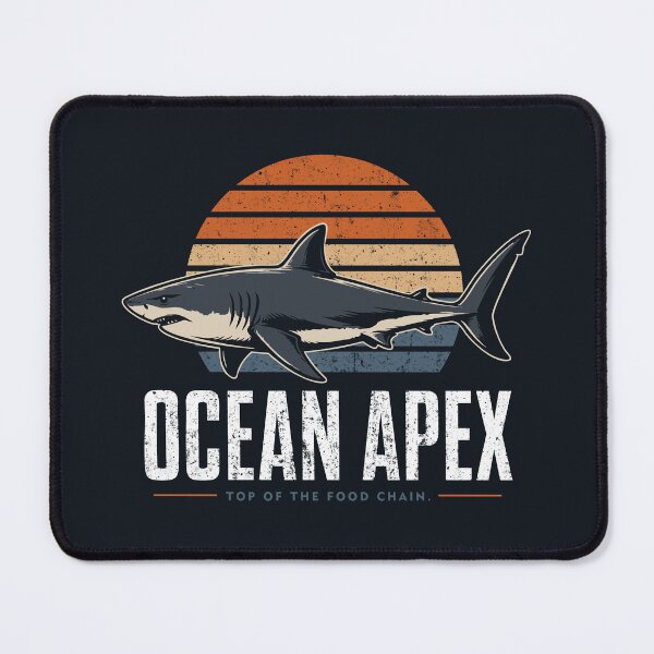 Item preview, Ocean Apex Shark Vintage Marine Life designed and sold by CamaleonDesigns.