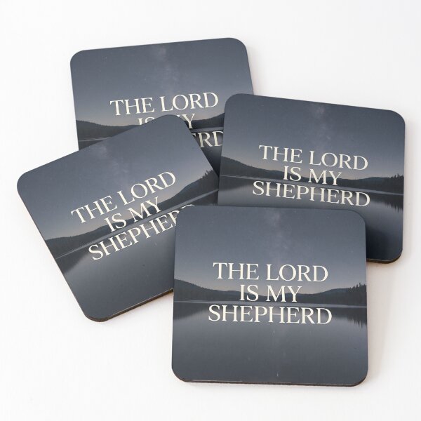 Item preview, The Lord Is My Shepherd Biblical Quote designed and sold by RRRShop.