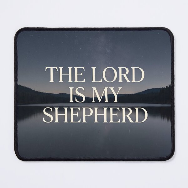 Item preview, The Lord Is My Shepherd Biblical Quote designed and sold by RRRShop.