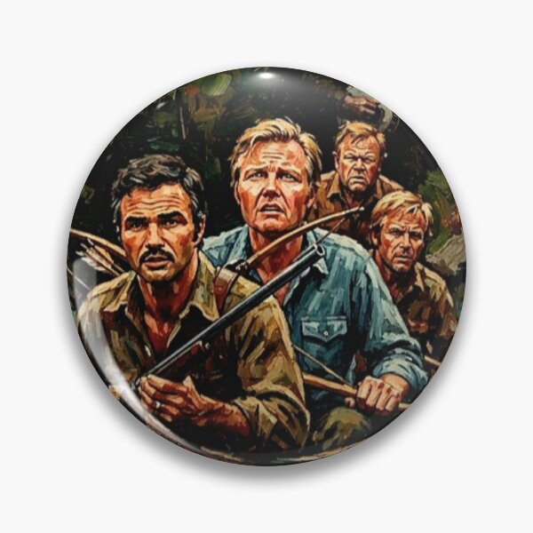 Item preview, Deliverance Retro Survival Thriller Adventure Canoe River Tribute Art Movie Poster designed and sold by Art's Diner.