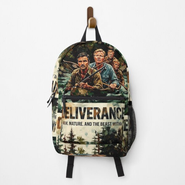 Item preview, Deliverance Retro Survival Thriller Adventure Canoe River Tribute Art Movie Poster designed and sold by Art's Diner.