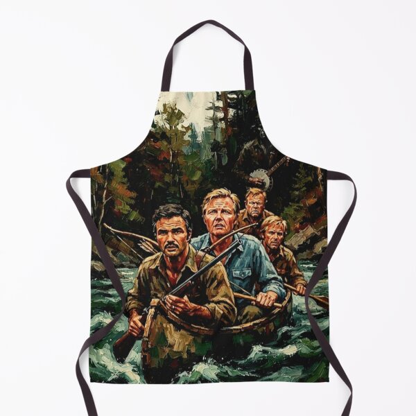 Item preview, Deliverance Retro Survival Thriller Adventure Canoe River Tribute Art Movie Poster designed and sold by Art's Diner.