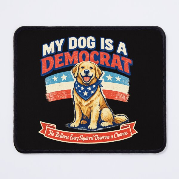 Item preview, My Dog Is A Democrat Vintage Dog designed and sold by FrameFlow.