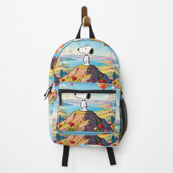Item preview, Snoopy Hot Air Balloon Mountain View designed and sold by Innova_Creations.