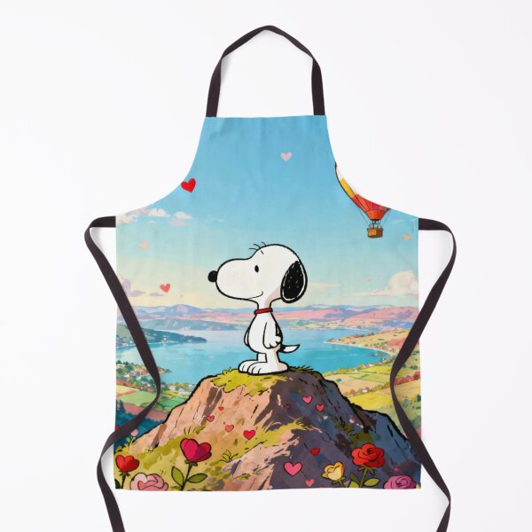 Item preview, Snoopy Hot Air Balloon Mountain View designed and sold by Innova_Creations.