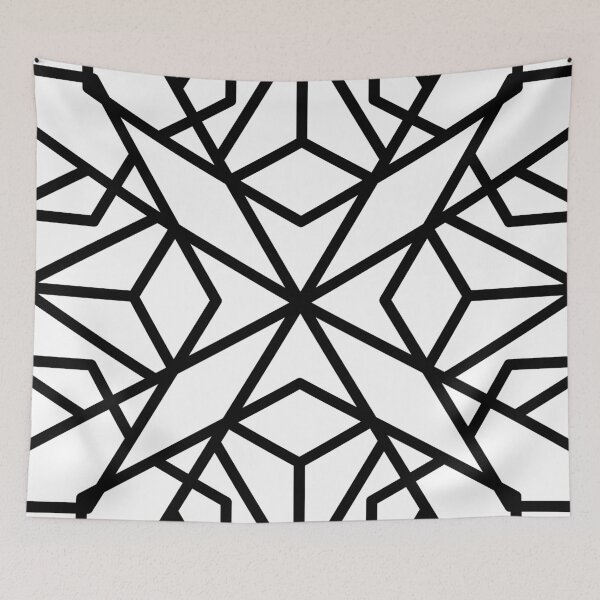 Item preview, Geometric Black and Whte Pattern designed and sold by The Retromotel.